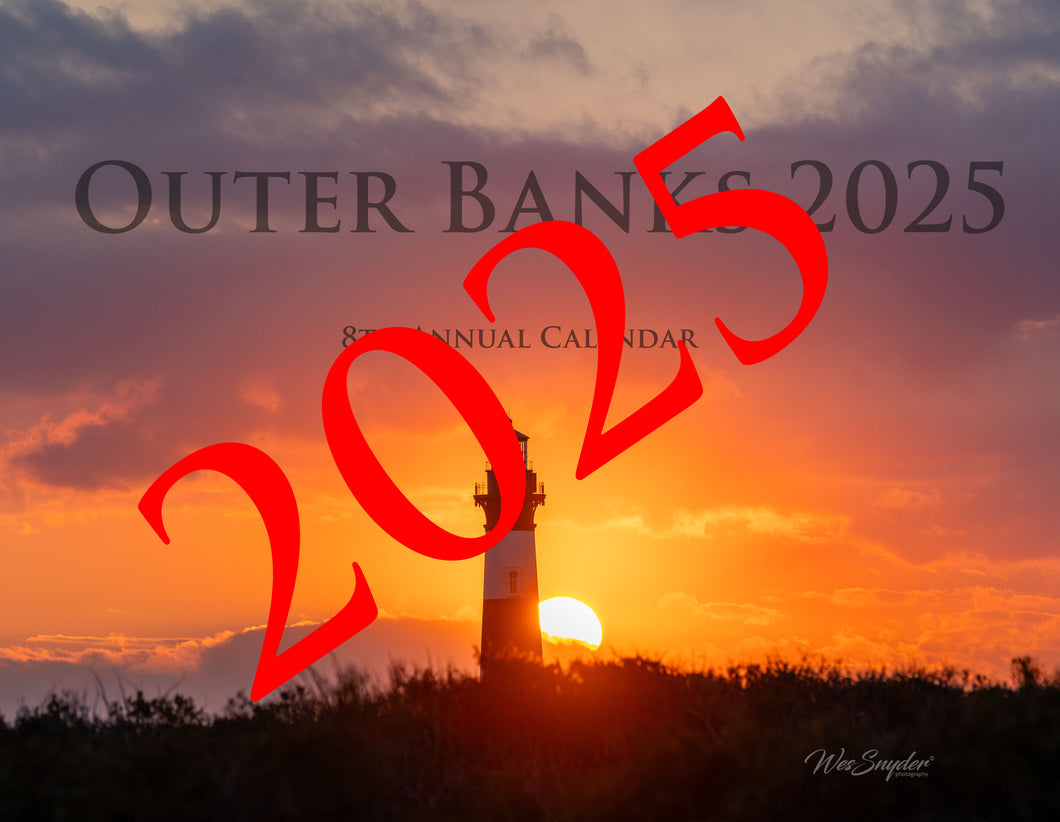 2025 Outer Banks Annual Wall Calendar - 8th Annual Edition